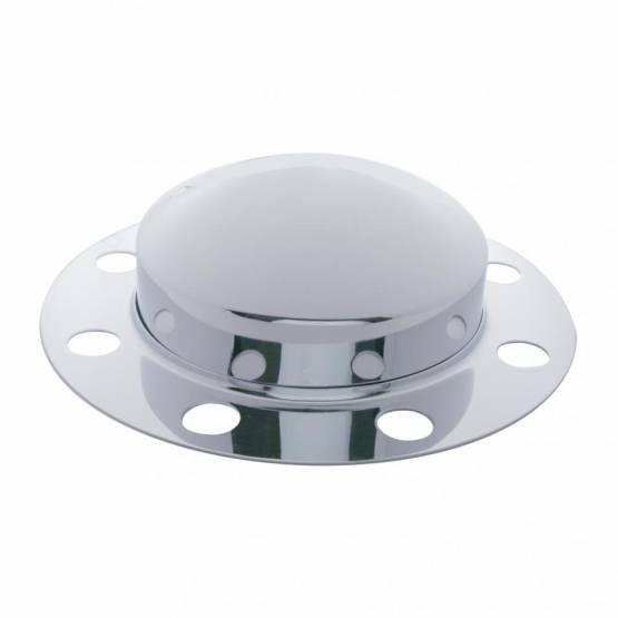 UNITED PACIFIC - UNITED PACIFIC - 10134 - KIT DE 2 PIEZAS DE CUBIERTA DE EJE DELANTERO DOMO CROMADO PARA TAPA DE TUERCA DE 33 MM - RUEDA DE ACERO/ALUMINIO (8 AGUJEROS) (PAQUETE DE 2)
