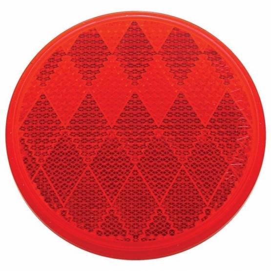 UNITED PACIFIC - UNITED PACIFIC - 30714 - REFLECTOR REDONDO DE MONTAJE RÁPIDO DE 3-3/16" - ROJO