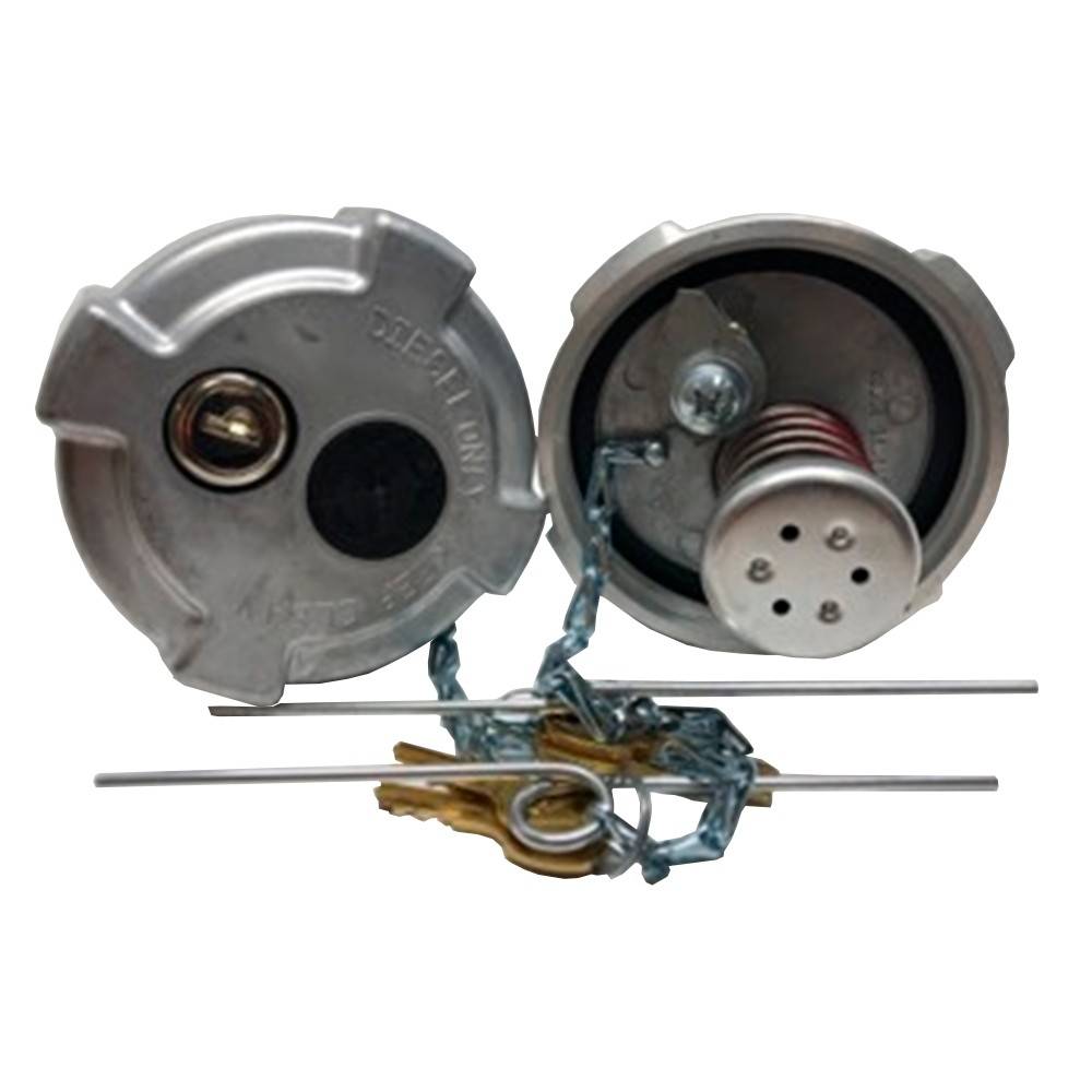 ALTTEC - ALTTEC - FTA-C-50 - TAPON PARA TANQUE KENWORTH 3 1/2'' CON RESPIRADERO Y LLAVE ALUMINIO