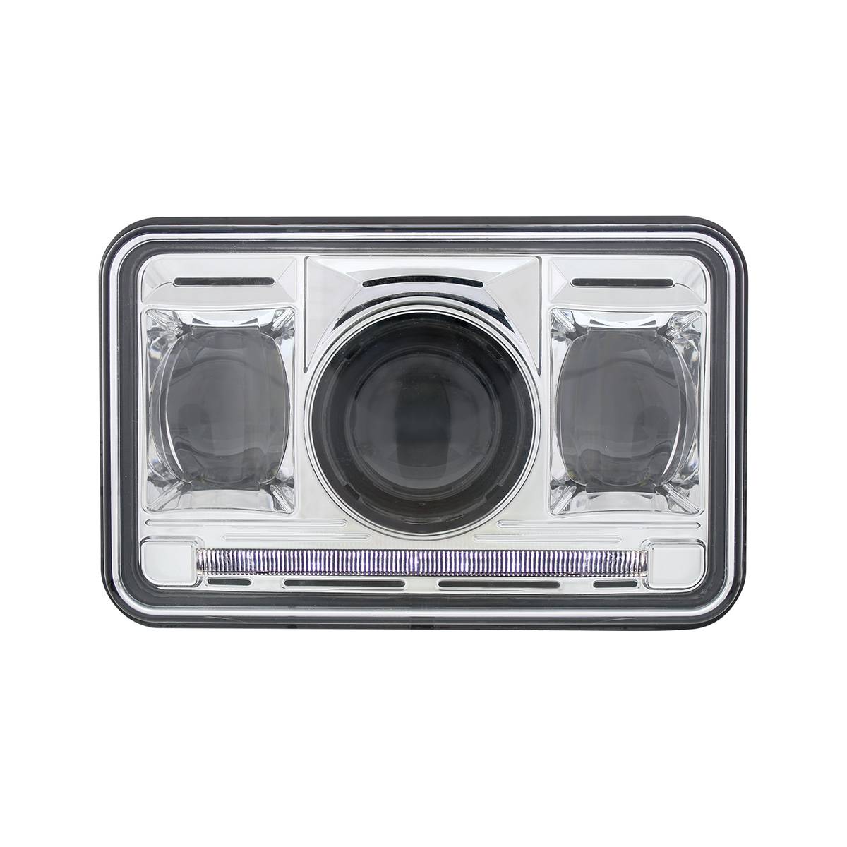 UNITED PACIFIC - UNITED PACIFIC - 31275 - ULTRALIT - 11 FAROS DE PROYECCIÓN LED DE ALTA POTENCIA DE 4" X 6" - LUZ DE CARRETERA