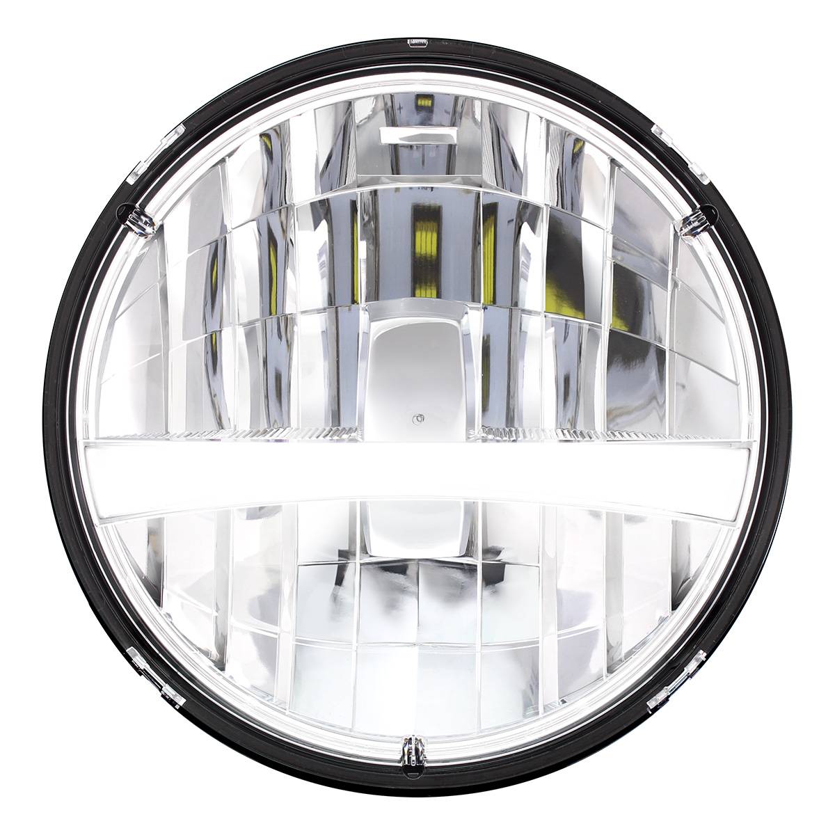 UNITED PACIFIC - UNITED PACIFIC - 31459 - ULTRALIT - FARO LED DE ALTA POTENCIA DE 7" CON BARRA DE LUCES DE POSICIÓN BLANCA