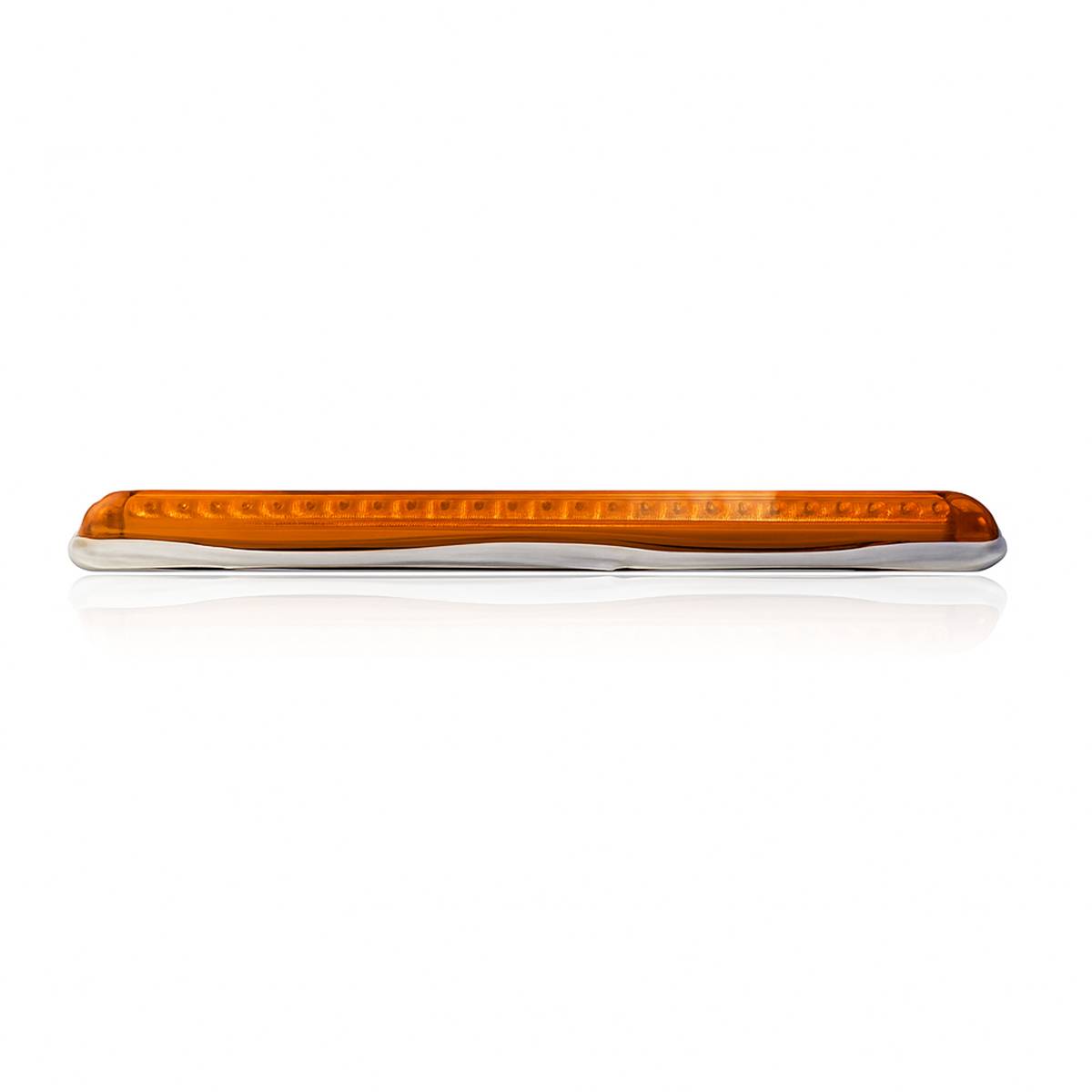 ATM - ATM - 1025AH - PLAFON BARRA ATM 51 LEDS AMBAR 17 1/4" X 1" X 3/4" HALO BISEL CROMADO 12-24V