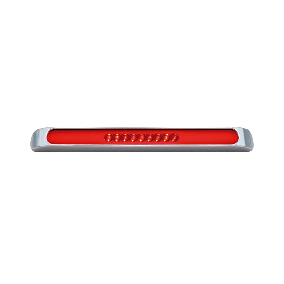 ATM - ATM - 1041AH-R - PLAFON BARRA ATM 51 LEDS ROJO HALO 17" X 1 1/4" X 1" BISEL PLASTICO CROMADO 12-24V