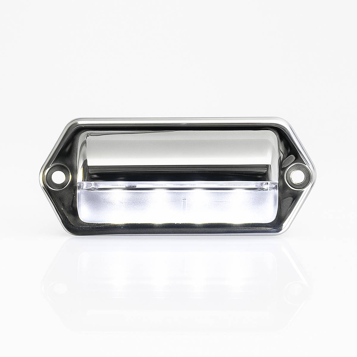 ATM - ATM - 1045 - PLAFON PLACA 4 LEDS 1 X 3.1 X 2.5 CM CON SOPORTE ABS PLASTICO CROMADO