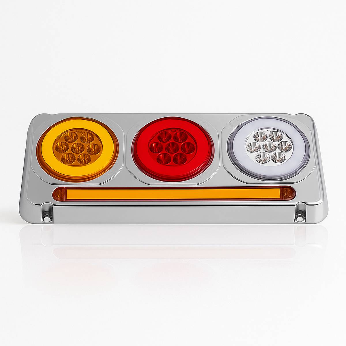 ATM - ATM - 1046ST - LAMPARA STOP HALO TRIPLE PEQUEÑA DE IDENTIFICACION 57 LEDS.