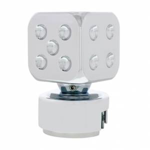 UNITED PACIFIC - UNITED PACIFIC - 70654 - DICE POMO DE CAMBIO CON ADAPTADOR DE VELOCIDAD 13/15/18 - CROMADO