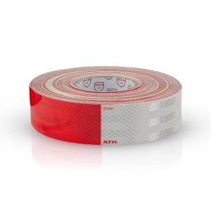 ATM - ATM - ATM-CAX0131 - BARRICADA ATM 2" ROJO 11" BLANCO 7" DIAMANTE CAJA CON 1800"