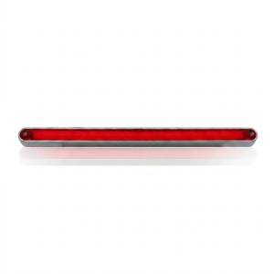 ATM - ATM - 1034AH-R - PLAFON BARRA ATM 27 LEDS ROJO HALO 12 1/4" X 3/4" BISEL PLASTICO CROMADO 12-24V