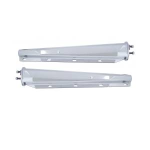 ATM - ATM - ATM-10653 - COLGADOR DE LODERA BAZUCA RECTO TORNILLO 2 1/2" SEPARACION CON RESORTE CROMADO PAR