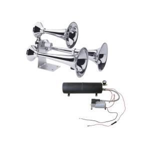 UNITED PACIFIC - UNITED PACIFIC - 46175 - TROMPETA CROMADA DE LUJO ( JUEGO DE 3)- ESTILO CLASICO