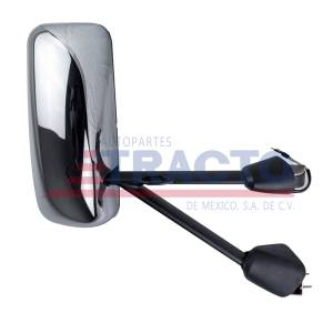 ATM - ATM - 12114101 - ESPEJO ATM DE CABINA KENWORTH T600B/T800/T300 ELECT. CON DESEMPAÑANTE 2008-2019 LADO PASAJERO CROM.