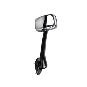 ATM - ATM - ATM-FR-059B-L - ESPEJO ATM DE COFRE FREIGHTLINER CASCADIA BRAZO NEGRO CONCHA CROMADA 2008 EN ADELANTE LADO CHOFER