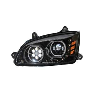 ATM - ATM - 20119322 - FARO ATM KENWORTH T660/T370/T460 FONDO NEGRO LEDS LADO CHOFER