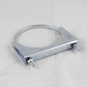 EXFLEX - EXFLEX - EAN0137 - ABRAZADERA TIPO "U" 5" PLANA GALVANIZADA