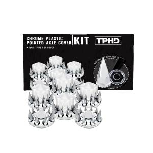 ATM - ATM - ATM-10308 - JUEGO DE COPAS ATM UNEMOUNT 2 DELANTERAS, 4 TRASERAS Y 60 COPAS DE TUERCA DE PICO 33MM CROMADAS