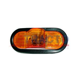 GENERICA - GENERICA-PPN1469-PLAFON AMBAR OVALADO CON JOROBA