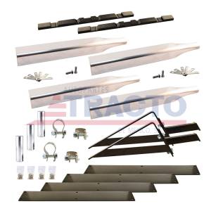 TRUX - TRUX - TFEN-FKITN - KIT DE INSTALACION TRUX PARA SALPICADERA SOPORTES INFERIORES TRIANGULARES ACERO INOXIDABLE