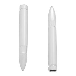 UNITED PACIFIC - UNITED PACIFIC - 70048 - PERILLAS DE CERRADURA DE PUERTA EN FORMA DE BALA CROMADA (2 UNIDADES/JUEGO)