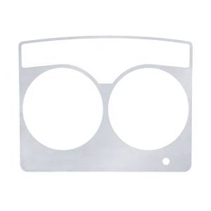 UNITED PACIFIC - UNITED PACIFIC - 21810 - EMBELLECEDOR DEL PANEL DE TABLERO DE VELOCIDAD/TACÓMETRO DE INOXIDABLE PARA KENWORTH W900, T800 Y C500 2006+