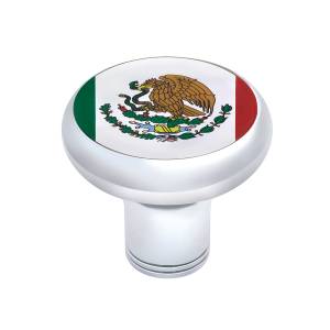 UNITED PACIFIC - UNITED PACIFIC - 23768 - PERILLA DE VÁLVULA DE AIRE DELUXE - BANDERA DE MÉXICO