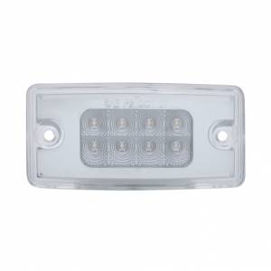 UNITED PACIFIC - UNITED PACIFIC - 39487 - LUZ DE CABINA REFLECTORA DE 8 LED PARA FREIGHTLINER CENTURY (1996-2011) Y COLUMBIA (2001-2017) - LED ÁMBAR/LENTE TRANSPARENTE