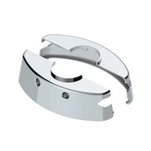 UNITED PACIFIC - UNITED PACIFIC - 40902 - CUBIERTA SUPERIOR DE LA COLUMNA DE DIRECCIÓN DE PLÁSTICO CROMADA PARA KENWORTH W900/T800/T600/T300 2002-2005