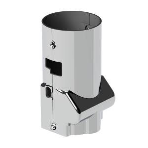 UNITED PACIFIC - UNITED PACIFIC - 40907 - TAPA MEDIA DE DIRECCIÓN CROMADA PARA KENWORTH W900/T800 (1986-2002) & PETERBILT 379/378 (1994-1997)