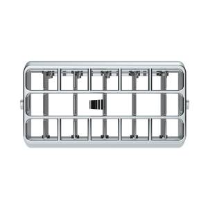 UNITED PACIFIC - UNITED PACIFIC - 41015 - VENTILACIÓN DE A/C DE PLÁSTICO CROMADO PARA PETERBILT 2001-05 - CENTRAL