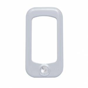 UNITED PACIFIC - UNITED PACIFIC - 41143 - BISEL DEL INTERRUPTOR BASCULANTE PARA PETERBILT/ KENWORTH CON CRISTAL TRANSPARENTE (PAQUETE DE 3)