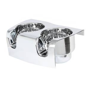 UNITED PACIFIC - UNITED PACIFIC - 41410 - PORTAVASOS DE PLÁSTICO CROMADO PARA KENWORTH W900/T800 (2006+) Y T660 (2007-2017)