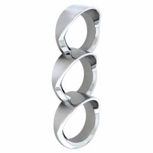 UNITED PACIFIC - UNITED PACIFIC - 41754 - BISEL DE GRUPO DE CALIBRE 3 DEL TABLERO CENTRAL DE PLÁSTICO CROMADO CON VISERA PARA PETERBILT 579 2013-2021