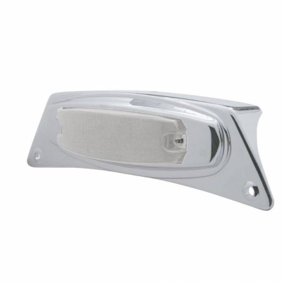 UNITED PACIFIC - UNITED PACIFIC - 39869 - SOPORTE DE LUZ PARA GUARDABARROS CROMADO CON 12 LUCES LED - LED ÁMBAR/LENTE TRANSPARENTE