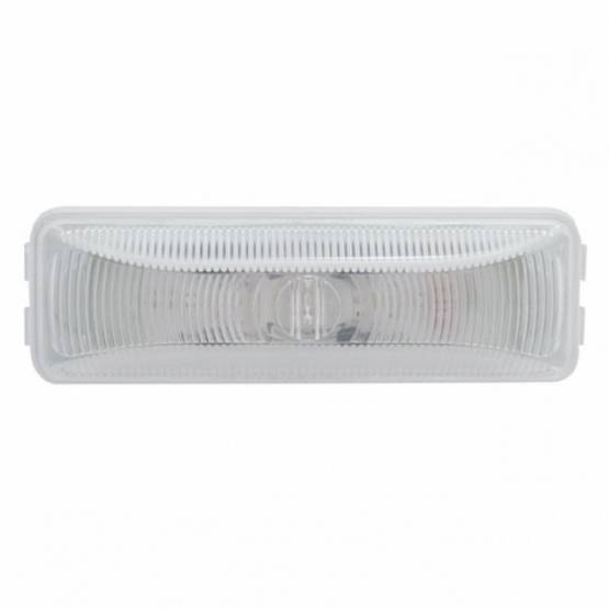 UNITED PACIFIC - UNITED PACIFIC - 39920B - LUZ RECTANGULAR LED ÚNICA (LIQUIDACIÓN/MARCADOR) - LED ÁMBAR/LENTE TRANSPARENTE (A GRANEL)