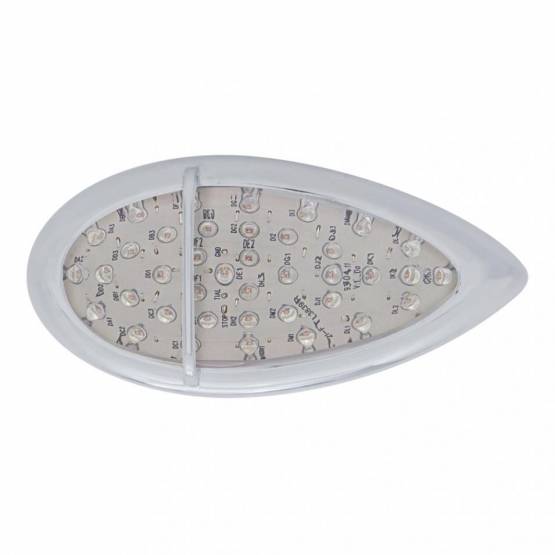 UNITED PACIFIC - UNITED PACIFIC - 39945 - LUZ DE SEÑAL DE GIRO "LÁGRIMA" DE MONTAJE EMPOTRADO DE 39 LED - LED ÁMBAR/LENTE TRANSPARENTE