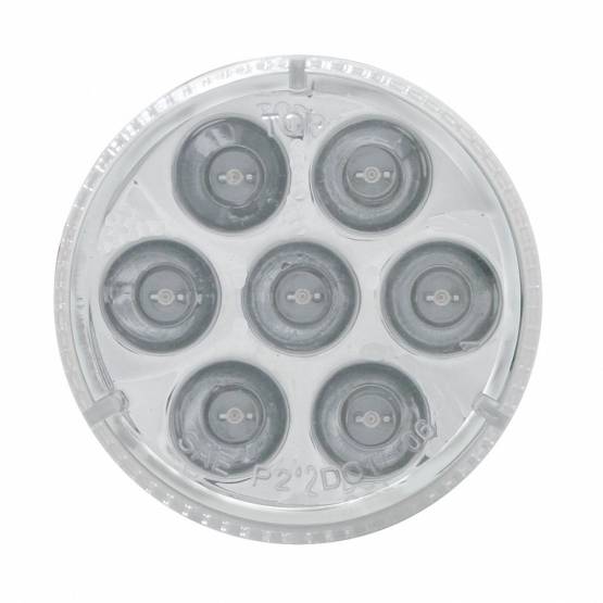UNITED PACIFIC - UNITED PACIFIC - 39986 - LUZ REDONDA DE 7 LED DE 2" (LIQUIDACIÓN/MARCADOR) - LED ÁMBAR/LENTE TRANSPARENTE