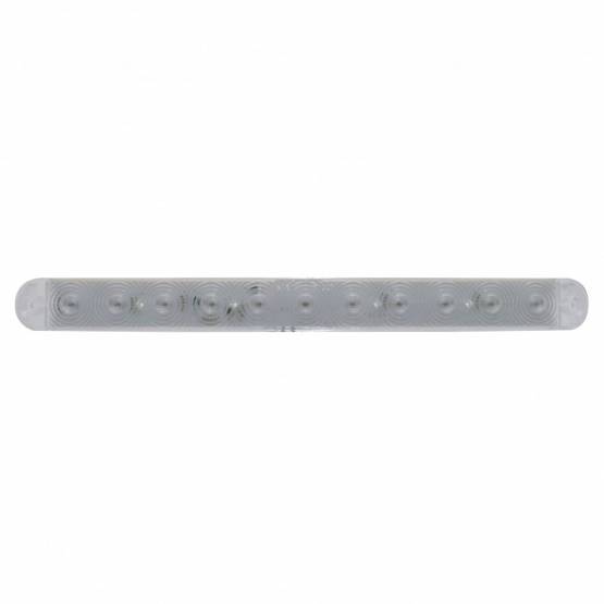UNITED PACIFIC - UNITED PACIFIC - 39990B - BARRA DE LUCES DE SEÑAL DE GIRO DE 11 LED DE 15" - LED ÁMBAR/LENTE TRANSPARENTE (A GRANEL)