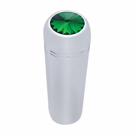 UNITED PACIFIC - UNITED PACIFIC - 40022 - EXTENSIÓN DE INTERRUPTOR DE ALUMINIO CORTO DE 1-7/8" CON CRISTAL PARA KENWORTH - CRISTAL VERDE