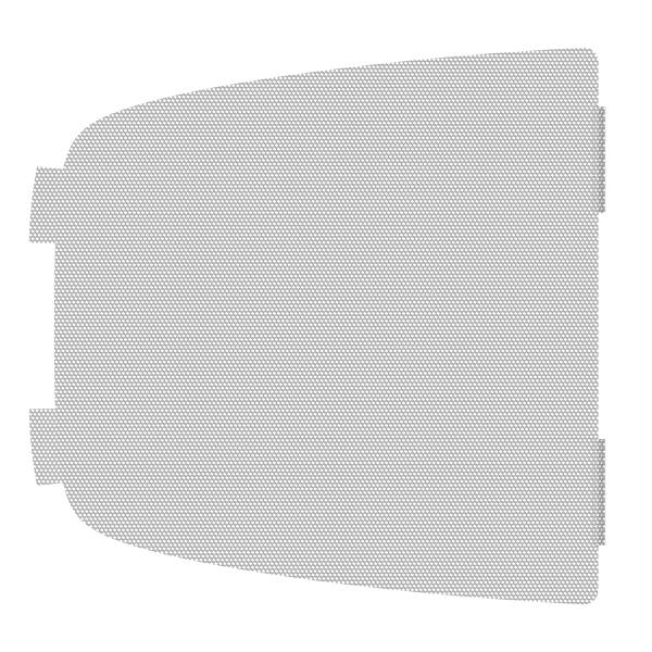 UNITED PACIFIC - UNITED PACIFIC - 40880 - TAPA DE MALLA DE ALTAVOZ DE PUERTA CROMADA PARA FREIGHTLINER CENTURY (2003-2008) Y COLUMBIA (2007-2014)