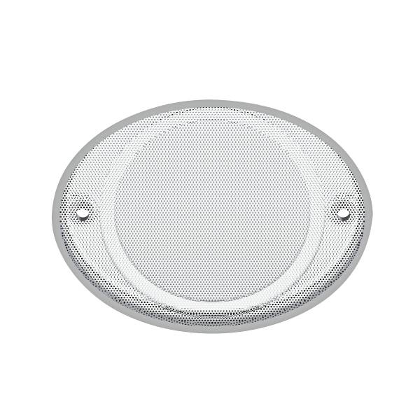 UNITED PACIFIC - UNITED PACIFIC - 40912 - TAPA DE ALTAVOZ RADIO CB CROMADA PARA KENWORTH W900L/T600 (1993-2005) Y T800 (1986-2005)