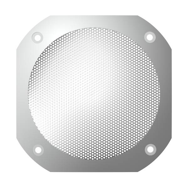 UNITED PACIFIC - UNITED PACIFIC - 40920 - TAPA DE ALTAVOZ CUADRADA 4-1/2" CROMADA PARA INTERNATIONAL 9900 (1999-2017), 9400/9300/9200 (1997-2010)