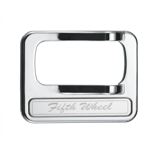 UNITED PACIFIC - UNITED PACIFIC - 40976 - TAPA DE BALANCÍN DE PLÁSTICO CROMADA CON PLACA DE INOX PARA PETERBILT - QUINTA RUEDA