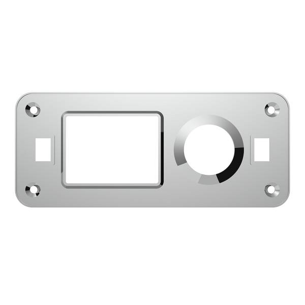 UNITED PACIFIC - UNITED PACIFIC - 40980 - TAPA DE LUZ DOMO DE PLÁSTICO CROMADA CON ORIFICIO DE LUZ GIRATORIO PARA PETERBILT 386 (2006-2010) Y 387 (1999-2010)