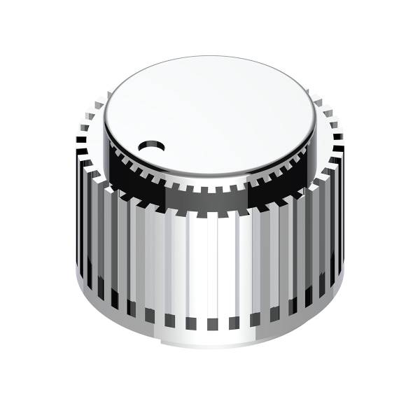 UNITED PACIFIC - UNITED PACIFIC - 41078 - PERILLA DE CONTROL DE PLÁSTICO CROMADO DE 1" DE DIÁMETRO