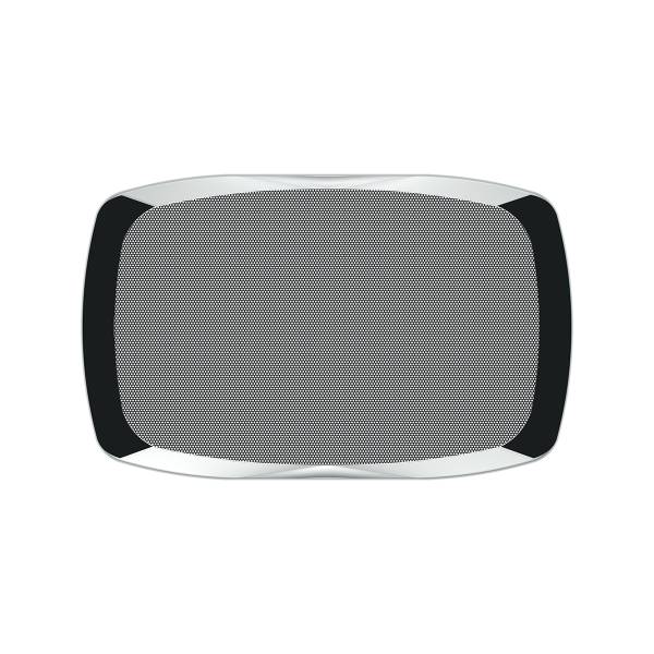 UNITED PACIFIC - UNITED PACIFIC - 41185 - TAPA DE ALTAVOZ RECTANGULAR CROMADA PARA PETERBILT 389 (2008+), 388 (2008-2014),& 335 (2006-2014)