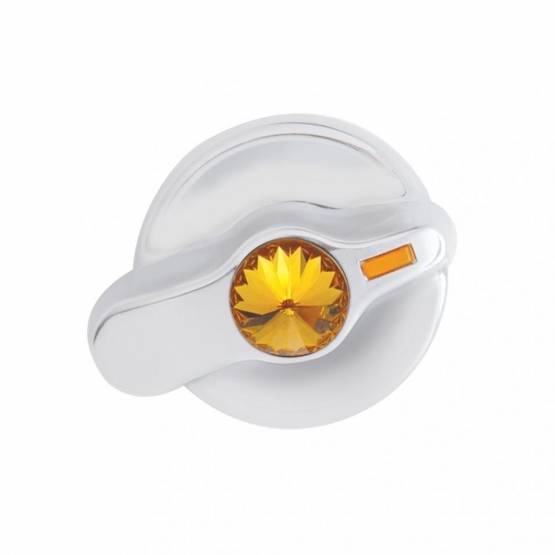 UNITED PACIFIC - UNITED PACIFIC - 41308 - PERILLA DE CONTROL DE A/C SIGNATURE SERIES CON CRISTAL DE COLOR PARA CAMIONES INTERNACIONALES - CRISTAL ÁMBAR
