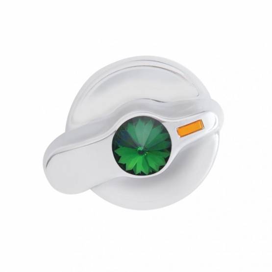 UNITED PACIFIC - UNITED PACIFIC - 41311 - PERILLA DE CONTROL DE A/C SIGNATURE SERIES CON CRISTAL DE COLOR PARA CAMIONES INTERNACIONALES - CRISTAL VERDE