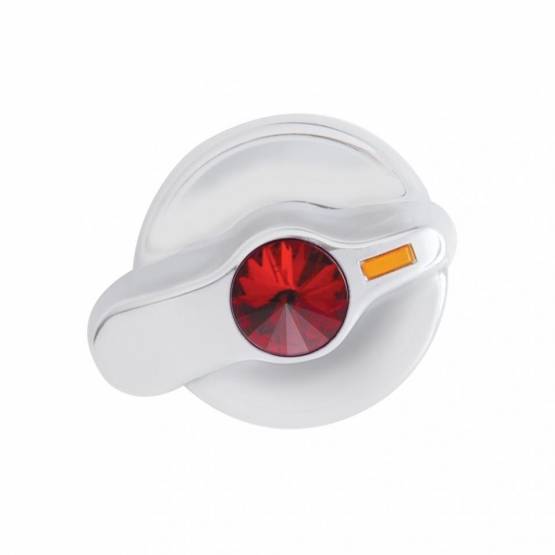 UNITED PACIFIC - UNITED PACIFIC - 41313 - PERILLA DE CONTROL DE A/C SIGNATURE SERIES CON CRISTAL DE COLOR PARA CAMIONES INTERNACIONALES - CRISTAL ROJO