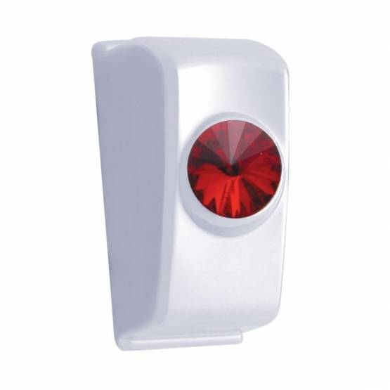UNITED PACIFIC - UNITED PACIFIC - 41357 - ENCHUFE BASCULANTE CROMADO CON CRISTAL ROJO PARA KENWORTH 2006+ (TARJETA DE 2)