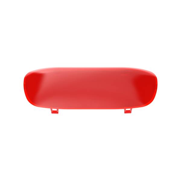 UNITED PACIFIC - UNITED PACIFIC - 41393 - LENTE DE LUZ CENTRAL DOMO PARA KENWORTH W900L/T800 (2006-2014) Y T660 (2008-2014) - ROJO