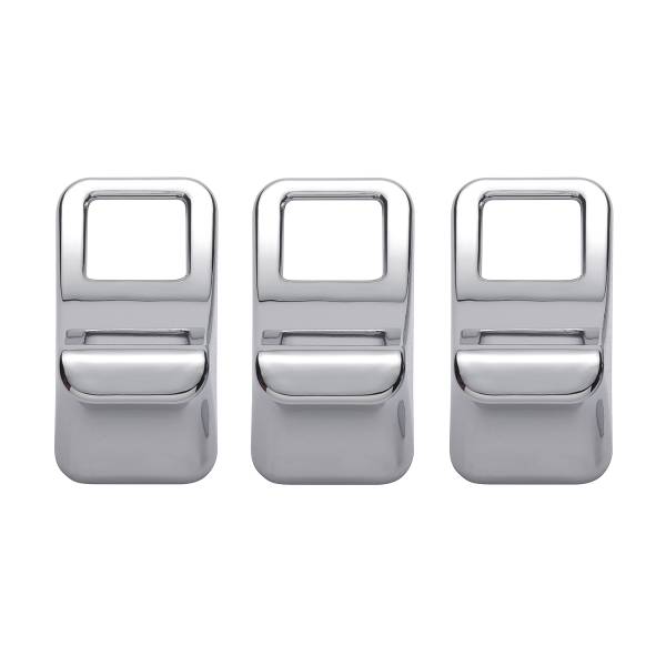 UNITED PACIFIC - UNITED PACIFIC - 41452 - TAPA DE INTERRUPTOR CROMADA PARA KENWORTH T680/T880/W990 (PACK DE 3)